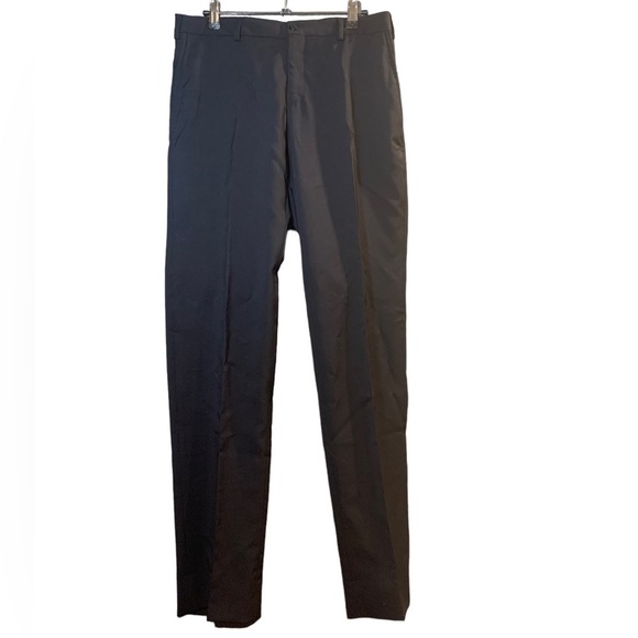 PAL ZILERI Mens Flat Front Wool Pants - Picture 5 of 13